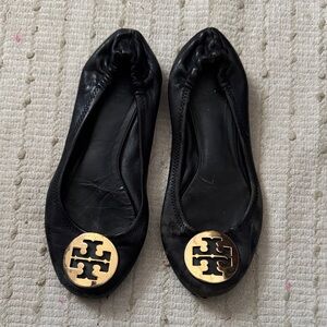 Tory Burch Reva Ballet Flats – Black – Size 6.5 (Read Description)